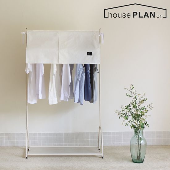 하우스플랜온 코튼 하프 행거커버