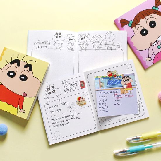 짱구는못말려 미니노트