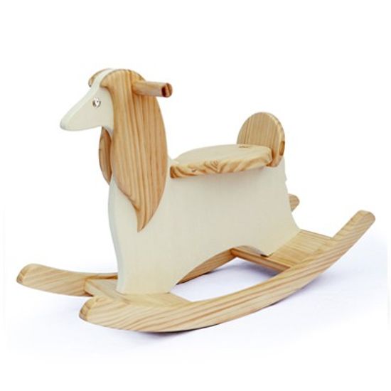 ROCKING AFGHAN HOUND