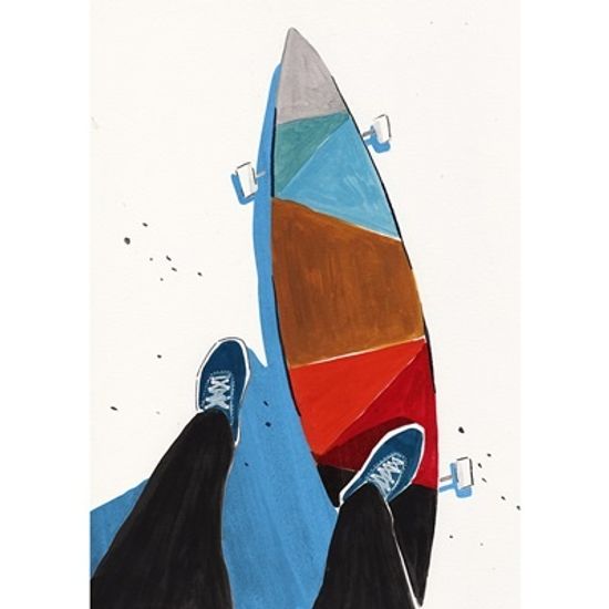 Longboard / 일러스트 액자