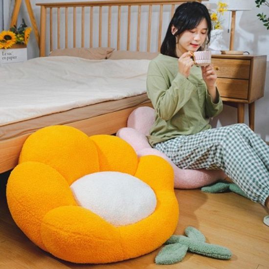 FAFA 러블리 플라워 보들보들 좌식 의자 방석 4color