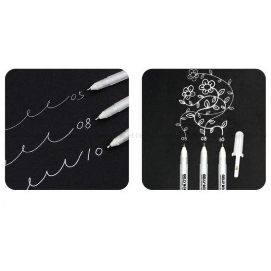 사쿠라 다꾸 필수템 겔리롤 화이트 0.5-1.0mm 1다스