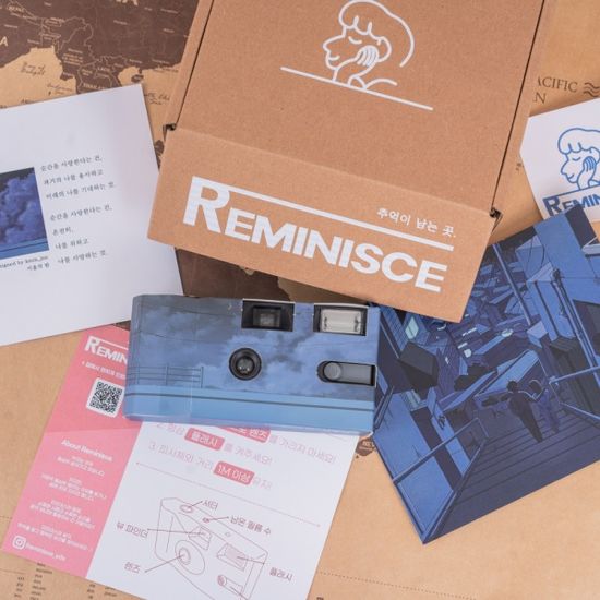 [엽서증정/컬러 27장] Reminisce 감성 필름 카메라