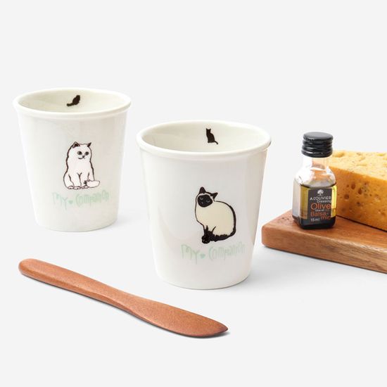 반려동물 도자기 종이컵