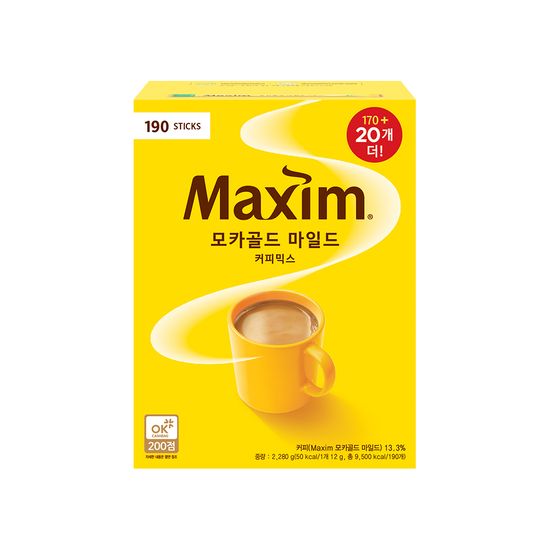 맥심 모카골드 마일드 커피믹스 190T