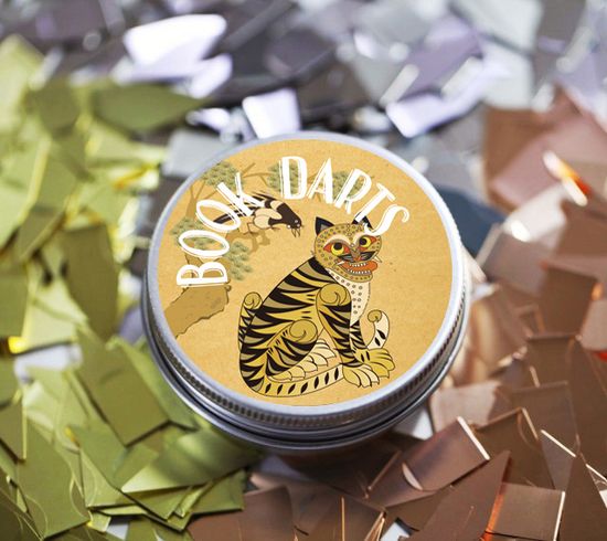 명화북다트 금속책갈피 25개입