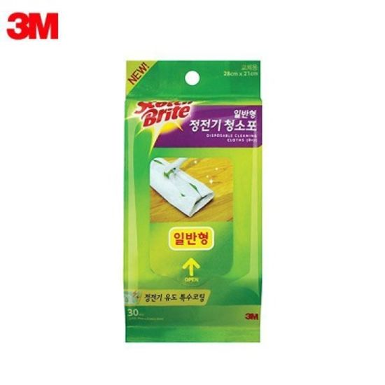 3M 스카치브라이트 정전기 청소포리필 30매 [031854]