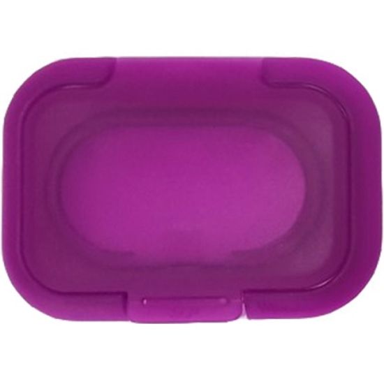 [비타토 탈부착 물티슈캡] 미니형 투명바이올렛