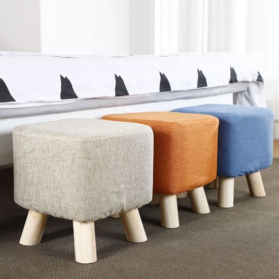 마렌 스텝 풋 수납 스툴 의자 벤치 보조 미니 스톨