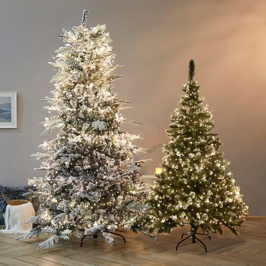 크리스마스트리 네이처 그랑데 스노우 무장식 트리