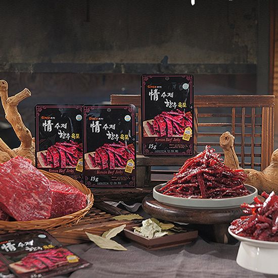 정수제 한우 육포 15g 16팩 (14팩 + 체험분2팩)