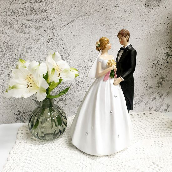 마리 웨딩 인형 커플 장식소품
