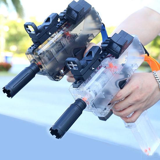투명 고압 글록 물총 전동 샷건 권총 워터건 물놀이