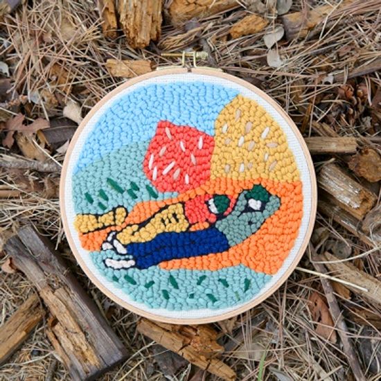 101도 펀치니들 풀세트 DIY 고흐의 낮잠