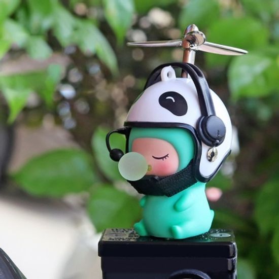 프로펠러 헬멧 드래곤 자동차 자전거 오토바이 장식품