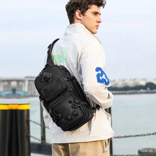 [DICUBO]양방향 스트랩 멀티 포켓 슬링백 DOCZ-10696