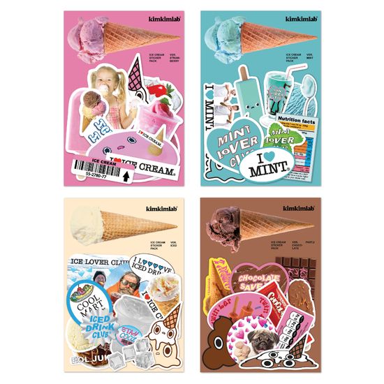 아이스크림 조각스티커 PACK(7종)