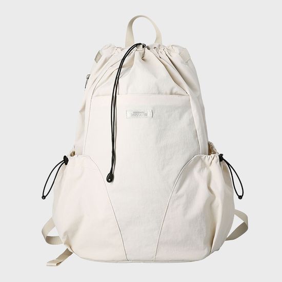 에어로 스트링 백팩 크림