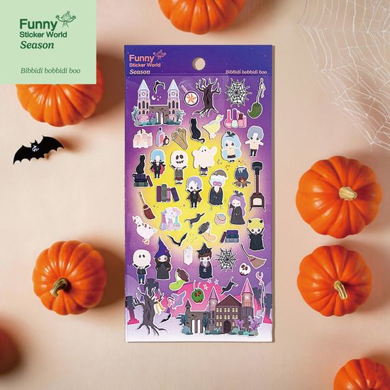 퍼니스티커 AT-212 마녀와 드라큘라 아트지 시즌