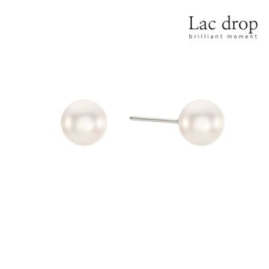 [라끄드롭] 핵진주 8mm 실버귀걸이 OYSE19M028