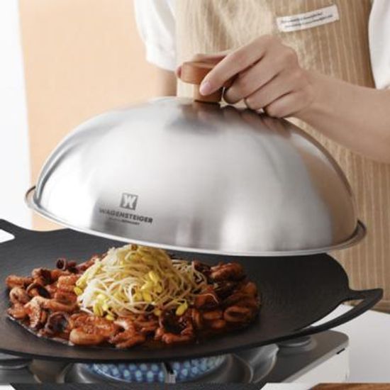 돔커버 실버 28cm 기름튐방지 그리들덮개