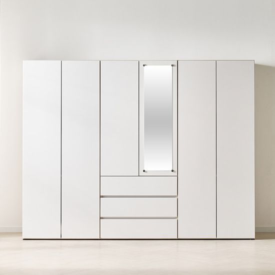 보루네오 세인트 LPM 키큰장_터치 2400 옷장세트