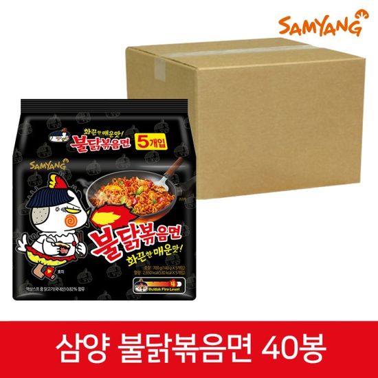삼양 불닭볶음면 140g 40봉