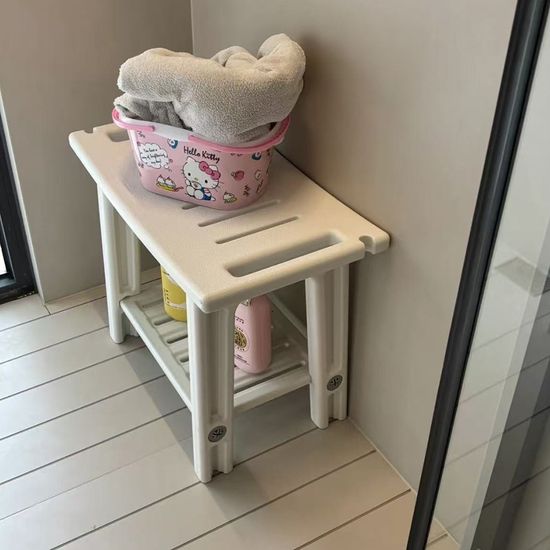 방수 2단 벤치 목욕탕 욕실의자