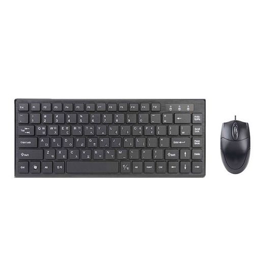 라이노기어 유선 미니 키보드 마우스 세트