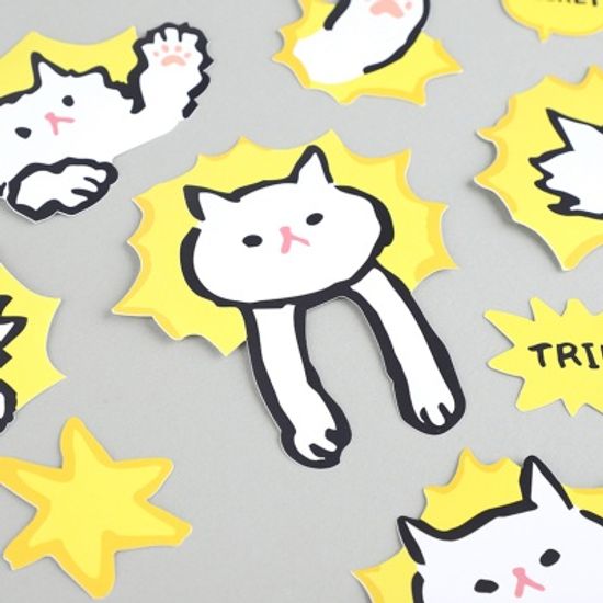 붐붐캣 캐리어스티커 12set