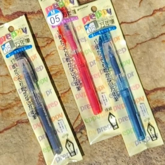 플래티넘 프레피 만년필 0.5mm M촉+카트리지(2본입)