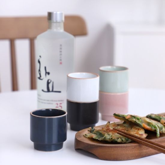 다옴 국산 도자기 소주잔 1p 70ml  5color  택1