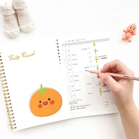 신생아 수유일지 - 달콤 상콤 선물 패키지 SET