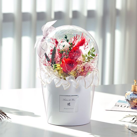 시들지 않는 생화 프리저브드 플라워 LED조명