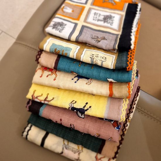 말 액자 블랙테 (뜨개 레이스 스카프 손수건)