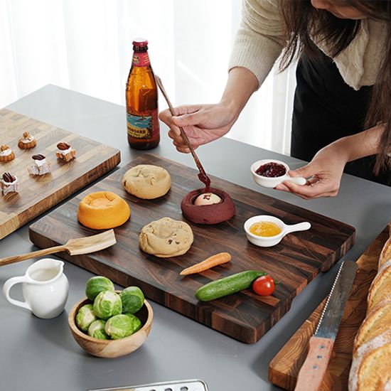 엔젤쿡 엔드그레인 호두나무 나무도마 AGC-WC130