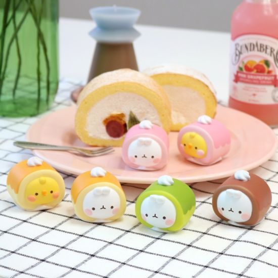몰랑이 롤케이크 랜덤피규어 (낱개랜덤)