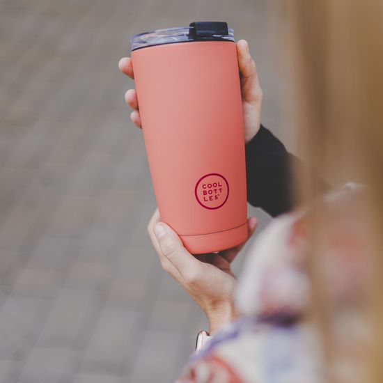 Cool Bottles 텀블러 파스텔코랄 (550ml)