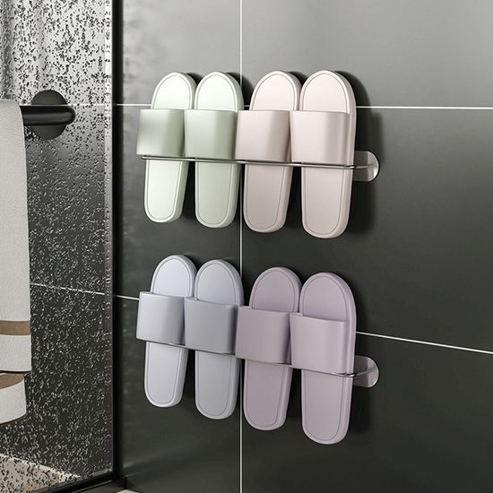 무타공 실내화 거치대 욕실화 슬리퍼 정리 걸이 R860