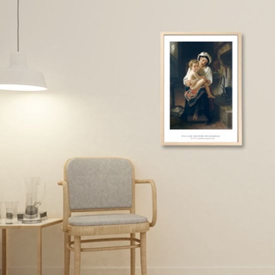 Young Mother Gazing At Her Child - 윌리암 부게로 002