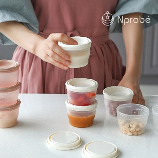 아기 이유식 보관 밀폐용기 8p세트 유아식기