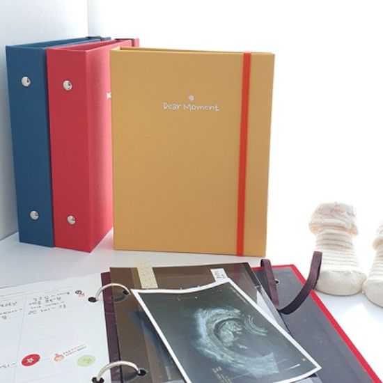 쁘띠 임신 초음파앨범 A6 바인더-옐로우