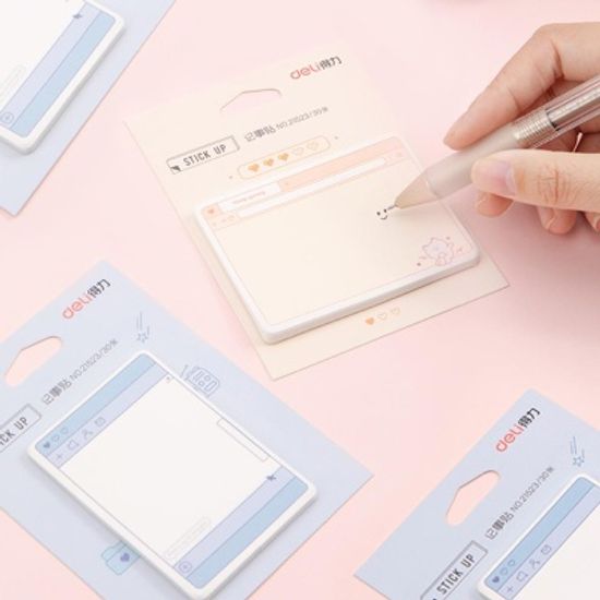 델리 스틱업 브라우저 점착메모지 30매