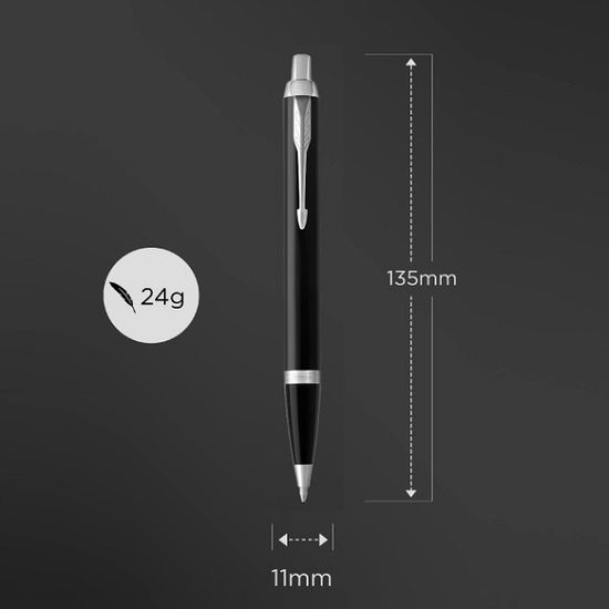 파카 아이엠 코어 락카 블랙 CT 고급 유성볼펜 7640