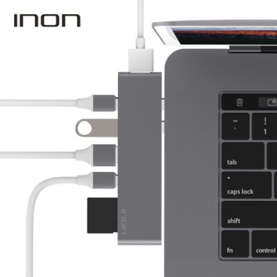 아이논 USB 3.0 C타입 듀얼 7in1 멀티허브 IN-UC310C