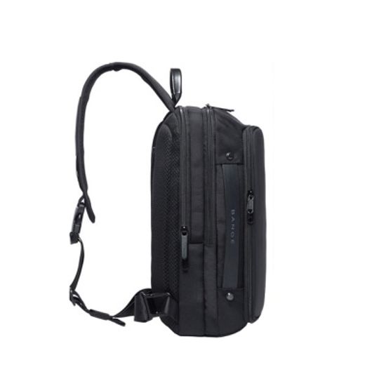 [DICUBO]더블 포켓 USB 충전 메쉬 슬링백 DBCG 8190