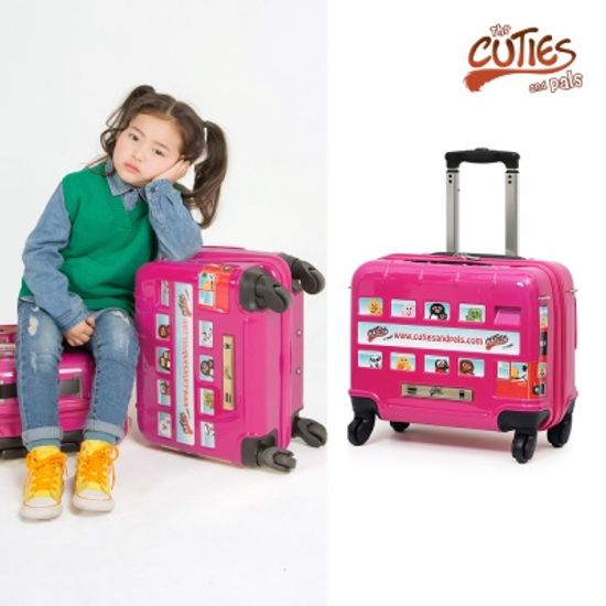 유아캐리어_런던 스티커버스 핑크(PINK)