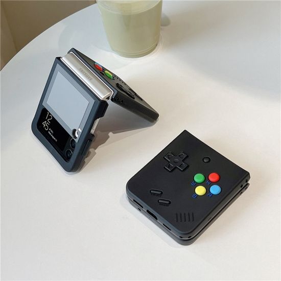 갤럭시 Z플립 5 4 3 레트로 게임기 컨트롤러 케이스