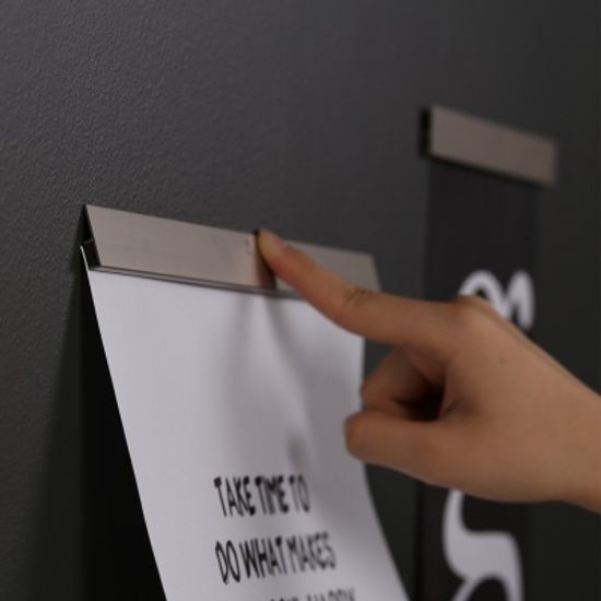 실버 마그넷 푸쉬 바 냉장고 자석