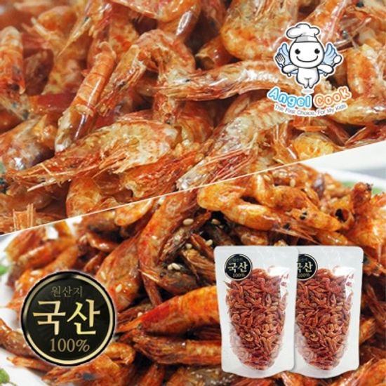 [엔젤쿡] 여수복멸치 국산 프리미엄 꽃새우 90gX2봉